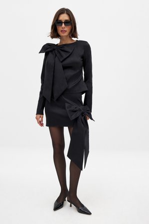 Tsutsumi Hoang x NA-KD Jupe courte - Vêtements du Nouvel an - Noir - EU 34