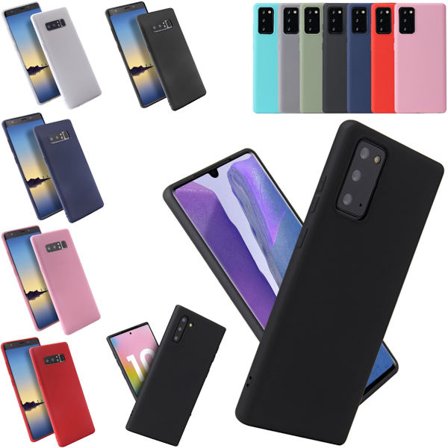 Silikon TPU skal Samsung Note 8/9/10/20 Ultra/Plus fodral röd -