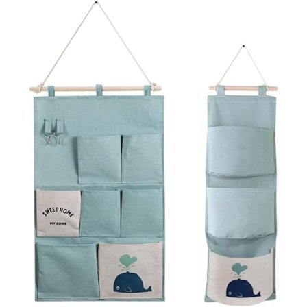 Hängande Förvaringsväska, Tygdörr Hängande Förvaring Tygvägg Garderob Väggförvaring Sovrum