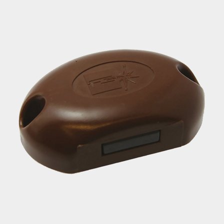 Skåplås med antivibration - brun 70 x 45 x 20 mm