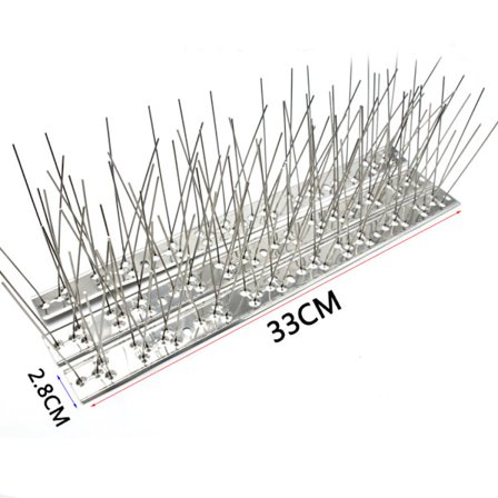 Premium fuglepigge i rustfrit stål, stærke og fleksible