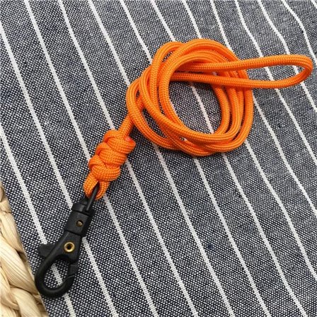 1 st Utomhus Bergsklättring Hängande Halsband Rep Snodd För Telefon Kamera USB-hållare ID Passerkort Namnmärke Hållare Nyckelring