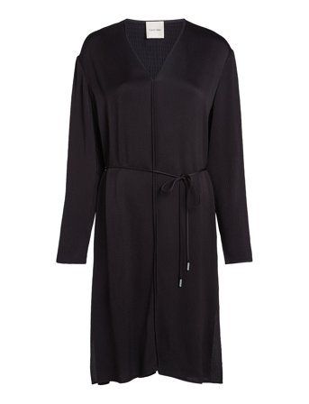 Calvin Klein | Hammered Satin V Neck Dress | 42