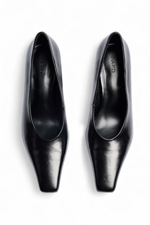 NA-KD - Leather Pumps - Sko Nyttårsaften - Svart - EU 41