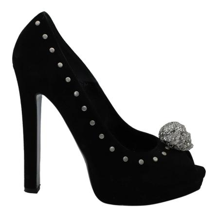 Alexander McQueen Pre-owned Heels , Zwart , Dames , Maat: 38 EU Vintage Schoenen