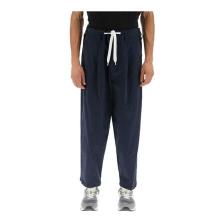Emporio Armani, Trousers Blauw, Heren, Maat:XL,stretch