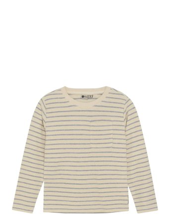 T-Shirt Ls Small Stripe Beige Daily 7