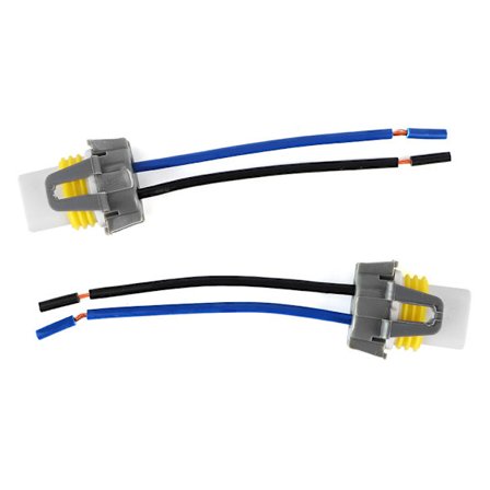 2 stk. 9005 9006 H10 Universell frontlykt tåkelys adapter ledningsnett sokkel ledning