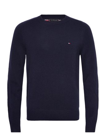 Tommy Hilfiger Lambswool Crew Neck - Navy - S