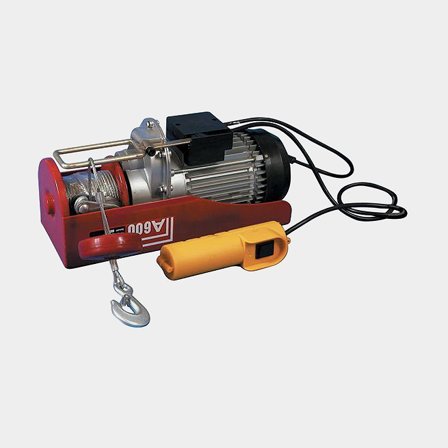 Electric trailer winch Rock, 230 V, 600 kg, 1300 W + brake + control + wire rope (Ø5.6 mm x 11 meters)