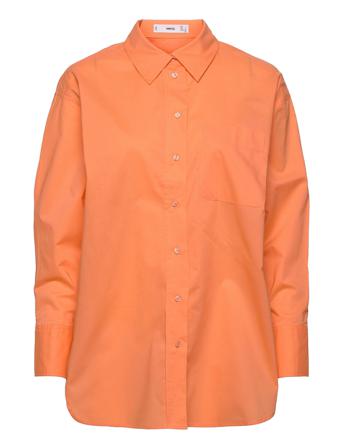 Regu Langærmet Skjorte Orange Mango