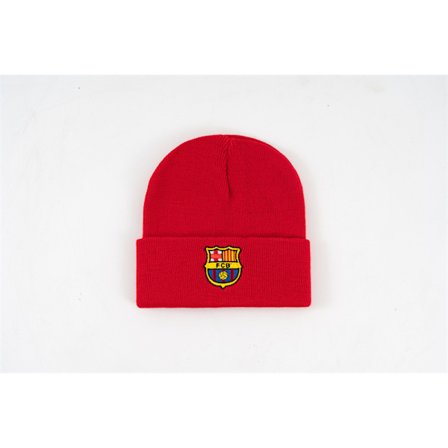 Kansainvälisen jalkapalloseuran neulottu pipo rento, kaikkiin asuihin sopiva jalkapallofanien seuralogo