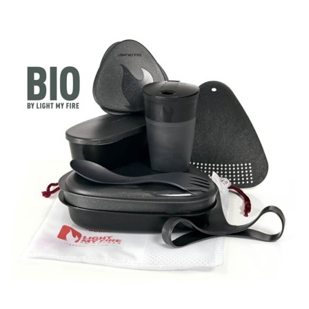 Light My Fire Mealkit Bio eating utensils Black OneSize