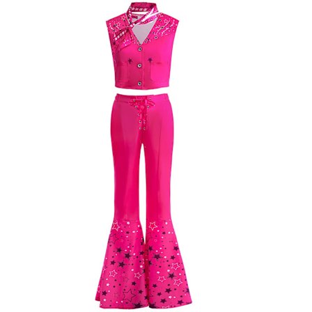 Jumpsuit Ken/Barbie Cowboy Antrekk Sjal Hatt Menn Halloween Kostyme