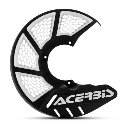 Protezione Disco Freno Anteriore Acerbis X-Brake 2.0 Piccola Nero/Bianco