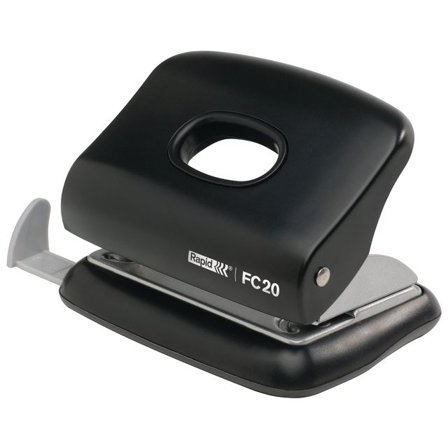 Rapid Hålslag FC20 svart EU-hålning - Lyreco - Kontorsmaterial - Till skrivbordet - Hålslag