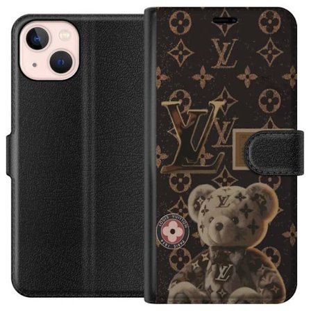 Kompatibelt Plånboksfodral till Apple iPhone 13 mini ACDC elgitarr hårdrock rockmusik klassisk Gibson-design