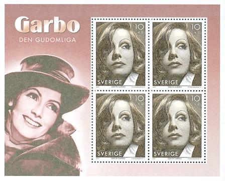 Sverige - Greta Garbo - Postfrisk miniark - 2005