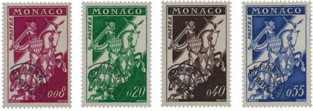 Monaco 1960 - YT PO19/22 - Postfrisk