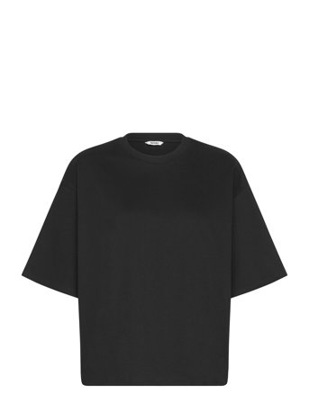 Monki Boxy Heavy Weight Tee - Black - XXS