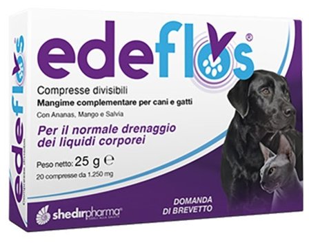 Edeflos Mangime Complementare Cane Gatto 20 Compresse