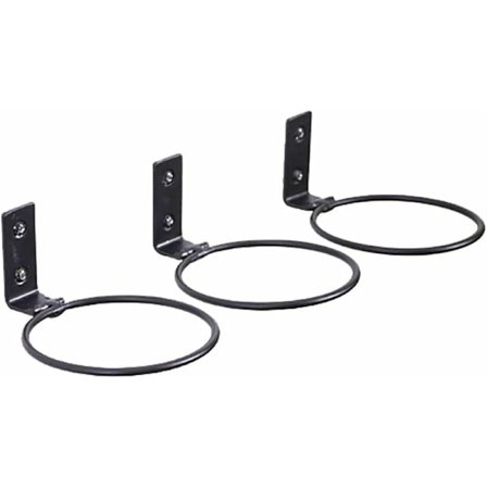 Fällbar väggmonterad blomkrukahållare ring, metallväggfäste ring med skruvar, planteringskrokar för att hålla blomkrukor