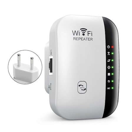 300Mbps WiFi-repeater WiFi-förlängare Routers WiFi SignalFörstärkare WiFi-booster Lång Räckvidd WiFi-repeater Accesspunkt Vit