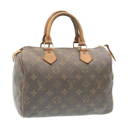 Louis Vuitton Vintage, Pre-owned Speedy 25 Monogram Handbag Bruin, Dames, Maat:ONE Size
