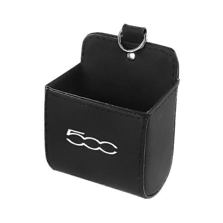Bil Förvaringsväska Luftventil Instrumentbräda Snygg Hängande Läder Organizer Box För Fiat 500 500c 500x 500l Abarth 695 Biltillbehör