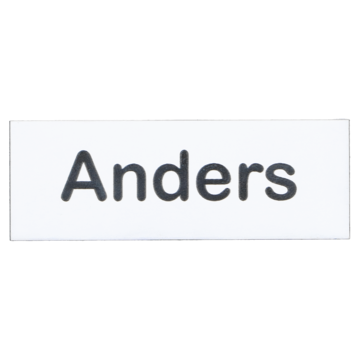 Navneskilt magnet - eget navn