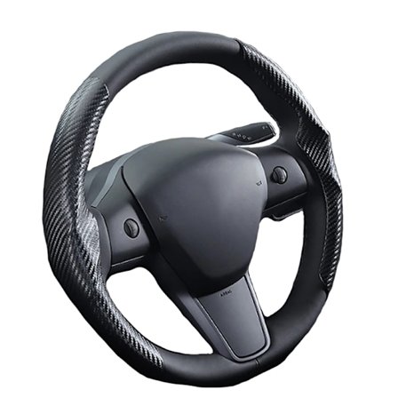 Rattmuff i kolfiber för Tesla Model 3/Y - 38 cm