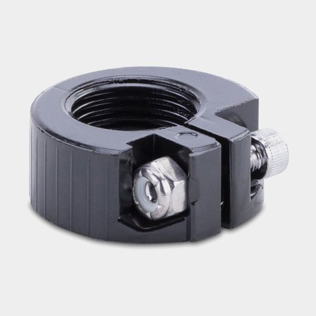 Dometic justerbar mutter bullhorn för SeaStar hydraulcylinder i svart metall, passar HC5345, HC5347, HC5348 och HC5358.