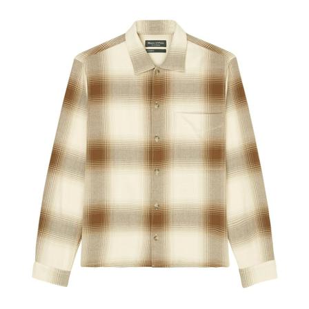 Marc O'polo - Skjortor - Beige - Herr - Storlek: S, Herr, Storlek: S