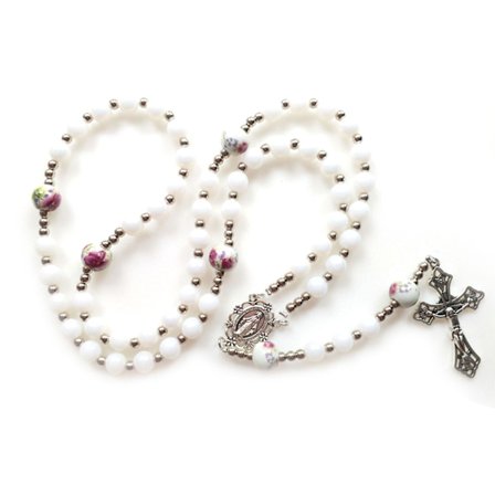 Kristent Mote Smykke Rosarium Halskjede Til Graduation Anniversary Bryllup