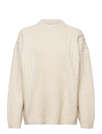 Deja Cable Knit Sweater Pulllover Creme HOLZWEILER