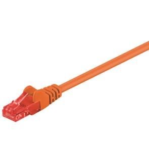 Goobay U/UTP Patchcord Cat6. CCA. Orange. 1.0m Factory Sealed
