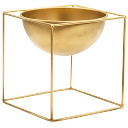 Järnstativ för blommor, växtgrönt, bevattningsbart, saftigt kruka för dekorationer inomhus trädgårdsdekoration