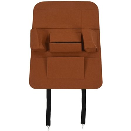 Auto Baksäte Förvaringsväska Bil Organizer Box Mugghållare Stil I för Böcker Surfplatta Ljus Kaffe