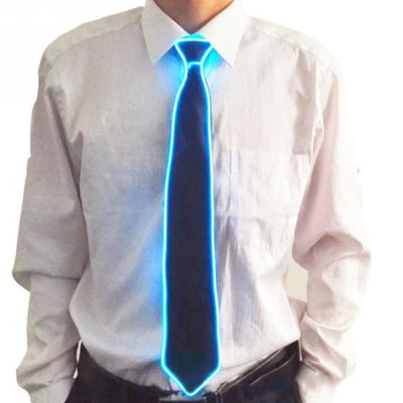 Led Tie Light Up Fanny Ties Novelty Necktie För Män LED Light Up Ties
