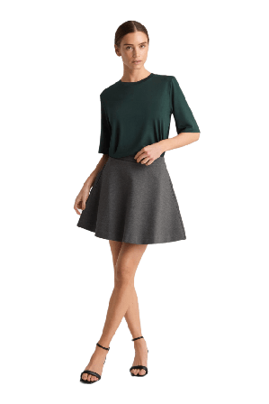 Residus Elvie Skirt - Graphite Melange Kjolar Dam L