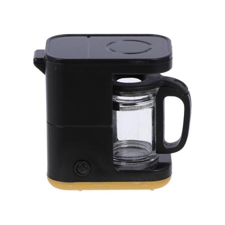 Leksakssugdammsugare Miniatyr Kaffebryggare Kaffebryggare Leksak Leksaker Liten Kaffebryggare Prydnad Coff Black 3.8X3.7X2.4CM