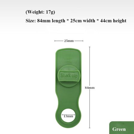 2st Tält Presenning Clip Jaw Grip GRÖN