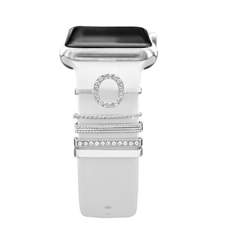 Dekoration för Apple Watch armband 8 7 6 3 se Diamantsmycken Berlocker Tillbehör samsung/Huawei armband correa 20/22mm klockarmband