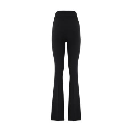 Elisabetta Franchi Flared Jeans Sort, Dame
