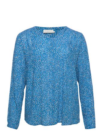 Kcherana Ami Blouse Blue Kaffe Curve