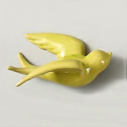 1 kpl Keraaminen seinälle asennettava roikkuva värikäs pääskynen seinälle asennettava roikkuva pohjoismainen koristeellinen roikkuva kodin 