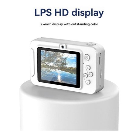 4K Digitalkamera Høyoppløselig Fotografering CCD Reise Selfie Nybegynnernivå Små Studenter Campus Selfie Kamera Hvit