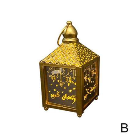 Hängande Eid Led Mubarak Ramadan Ljus Lykta Lampa Islam