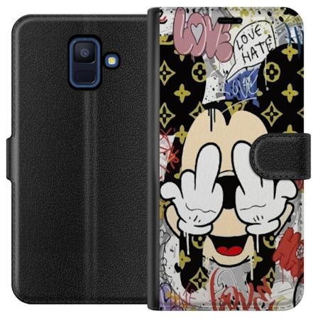 Samsung Galaxy A6 (2018) Lompakkokotelo Mikki Hiiri F-YOU