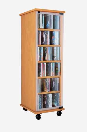 VCM - Cd/DVD-torni Valenza 150:lle Cd'lle. - Beige - Hyllyt & säilytys - - Homeroom